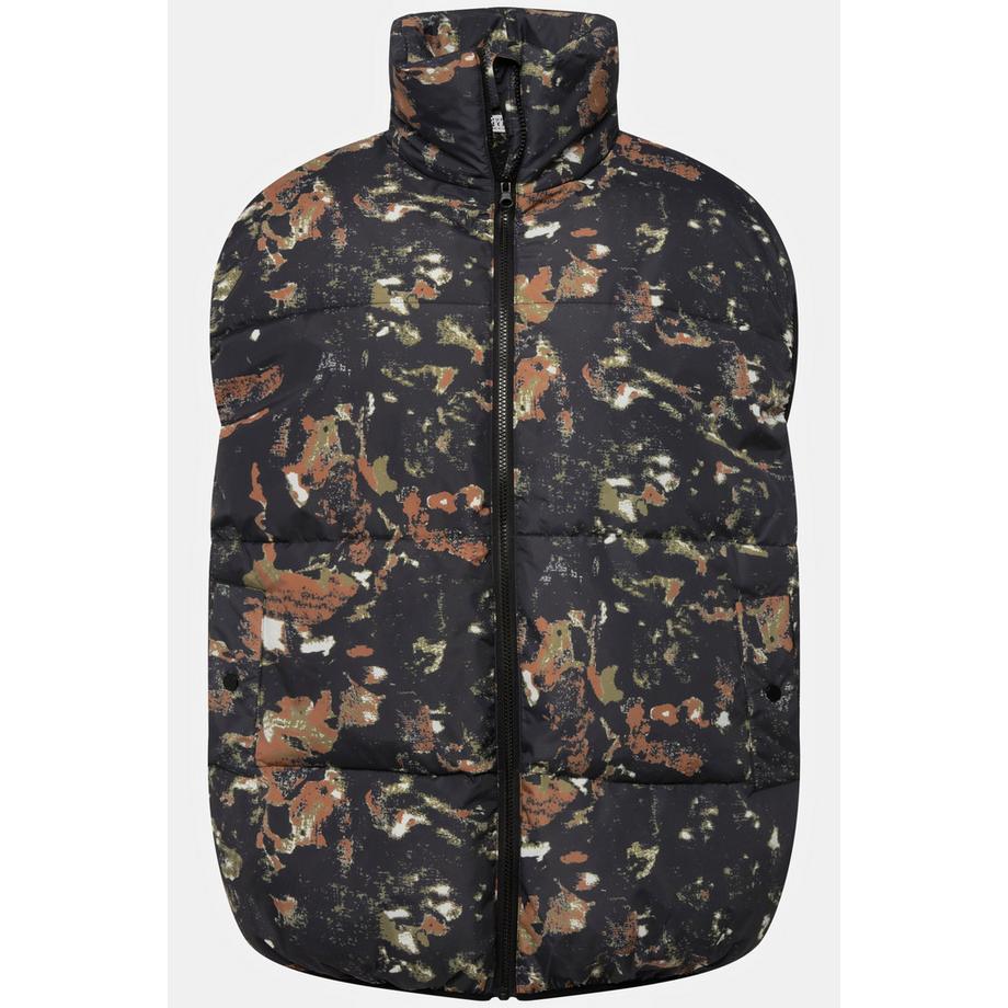 Studio Untold Gilet Matelassé Oversize Motif Imprimé Col Montant  