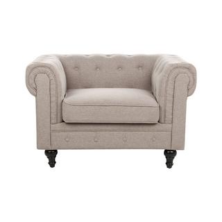 Beliani Sessel aus Polyester Klassisch CHESTERFIELD  