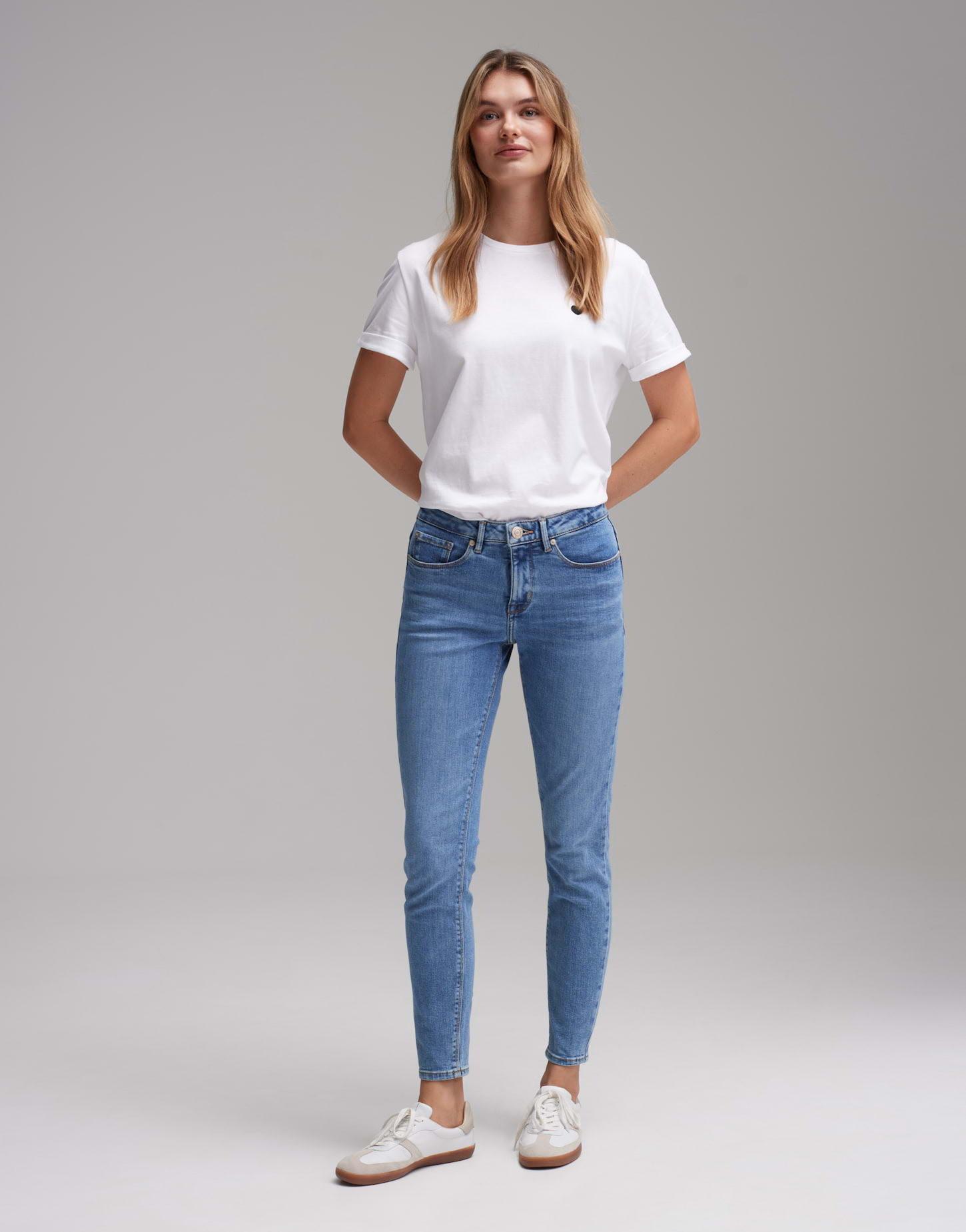 OPUS  Jeans skinny Elma bleu océan 