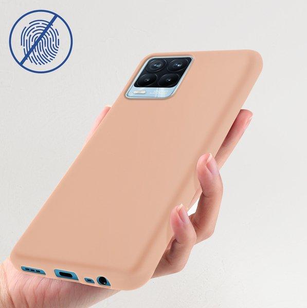 Avizar  Cover Realme 8 e 8 Pro Opaca rosa 