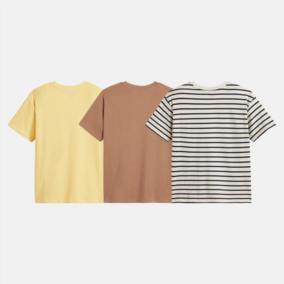 La Redoute Collections  Lot de 3 T-shirts 