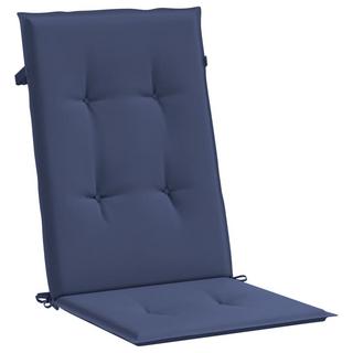 VidaXL Coussin de chaise à dossier haut tissu  