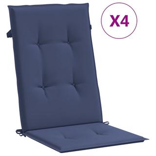 VidaXL cuscino per sedia con schienale alto Tessuto  