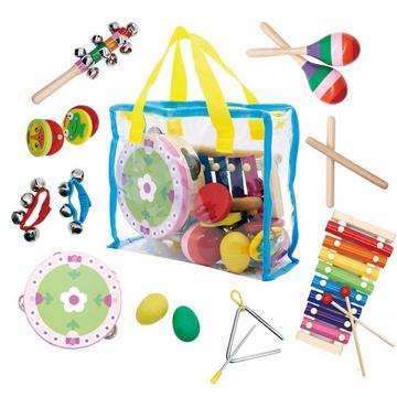 Set musicale di 14 strumenti + borsa Ecotoys