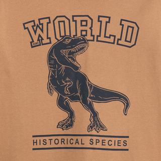 La Redoute Collections  Sweat à capuche imprimé T-Rex en molleton 