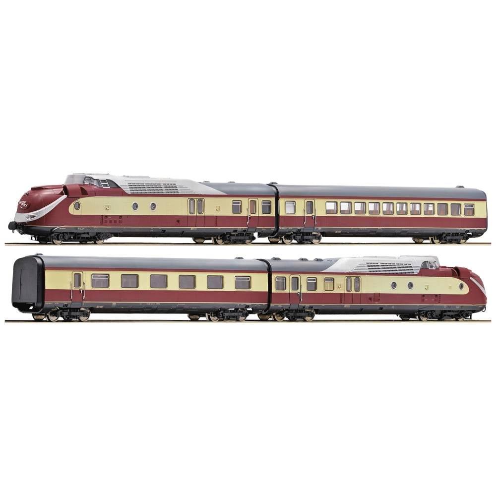 Image of H0 4er-Set Gasturbinentriebzug BR 602 der DB Multicolor