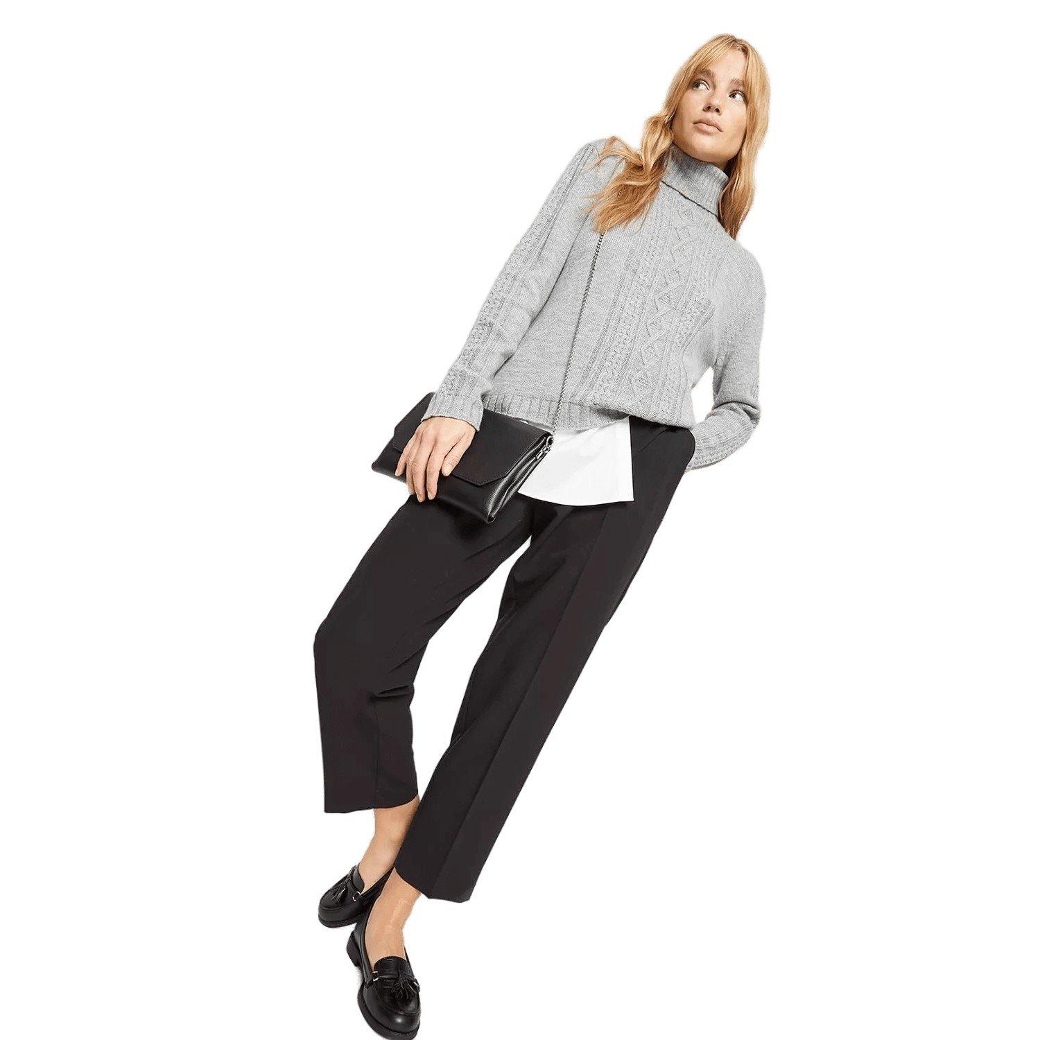 Image of Knöchelgrazerhose Damen Schwarz 40