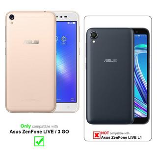 Cadorabo  Hülle für Asus ZenFone LIVE / 3 GO Standfunktion, Kartenfach 