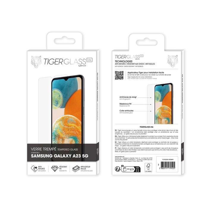 Tiger  Verre Trempé pour Samsung Galaxy A23 5G 