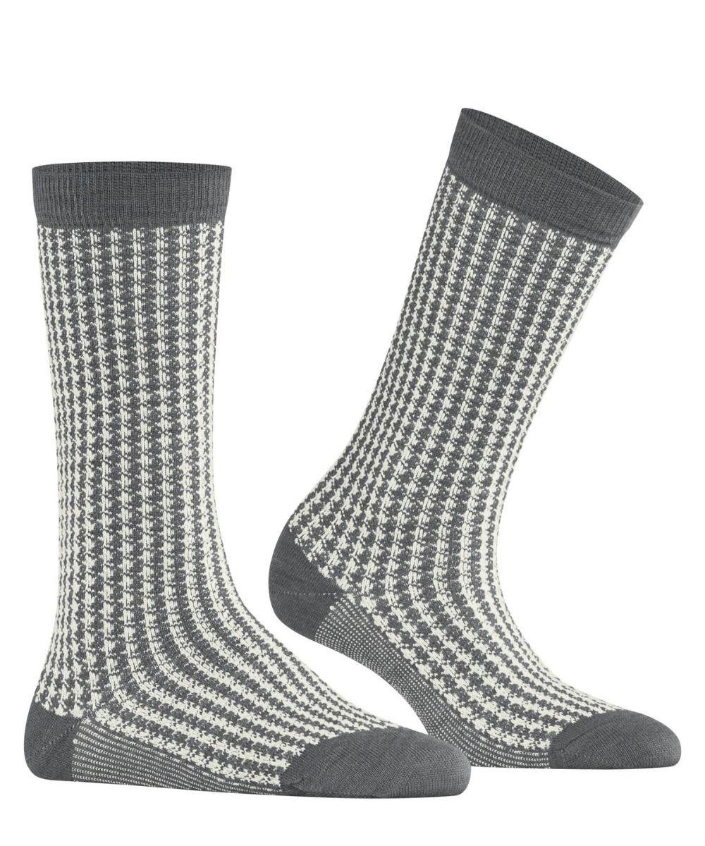 Burlington Pepita Hahnentritt Socken  