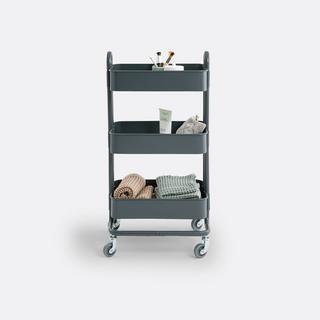 SO'HOME Desserte en métal acier à roulettes  