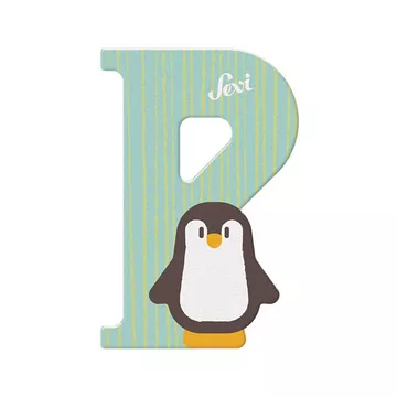 Buchstaben Tiere P - Pinguin