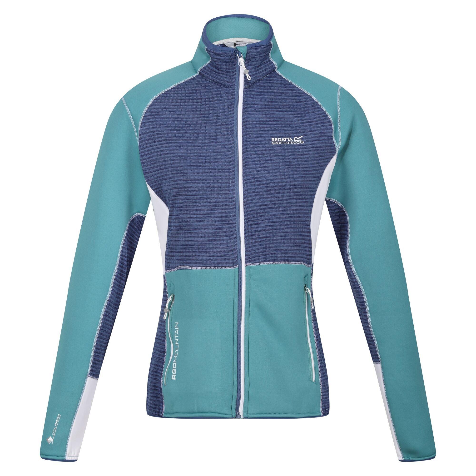 Image of Yare Vii Softshelljacke Durchgehender Reißverschluss Damen Stahlblau 42