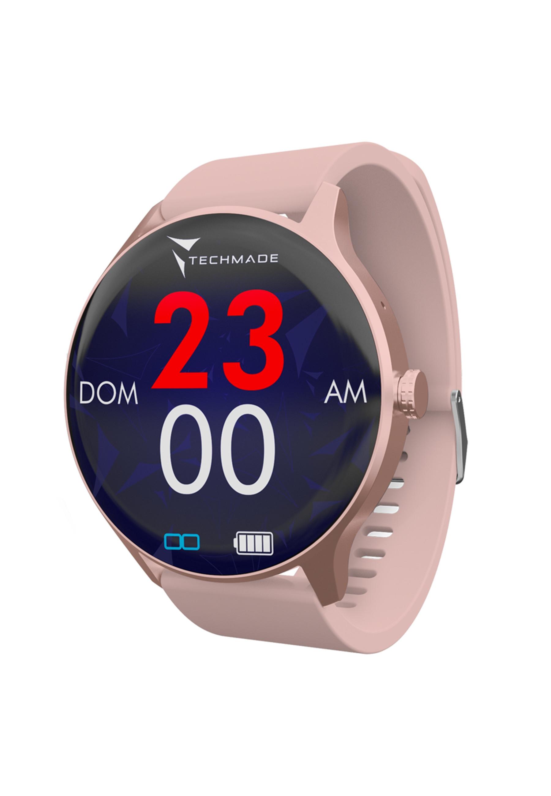 Techmade  Smart Watch DYNAMIC ROSE  BUNDLE 