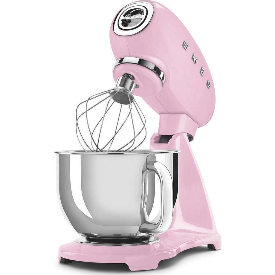 SMEG Smeg Impastatrice Full Color 50's Style – Rosa LUCIDO – SMF03PKEU  