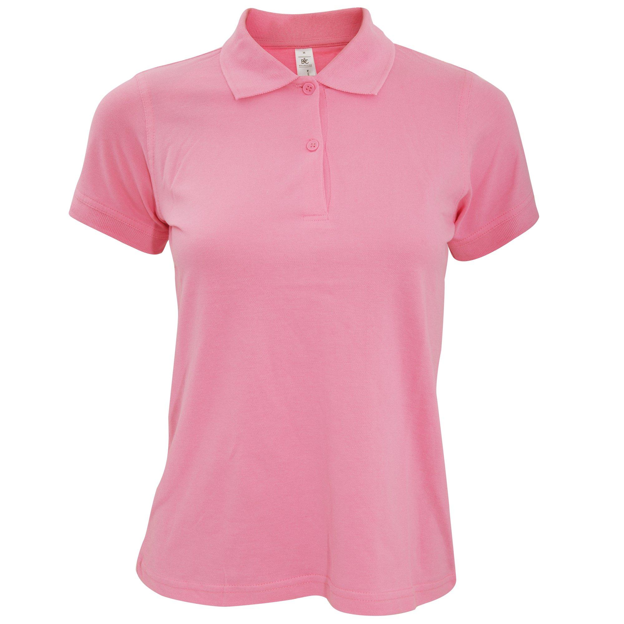 Image of B&c Safran Poloshirt, Kurzarm Damen Pink XS