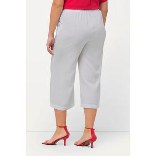 Ulla Popken  Culottes con taglio della gamba ampio e lungo fino al polpaccio e cintura elastica 