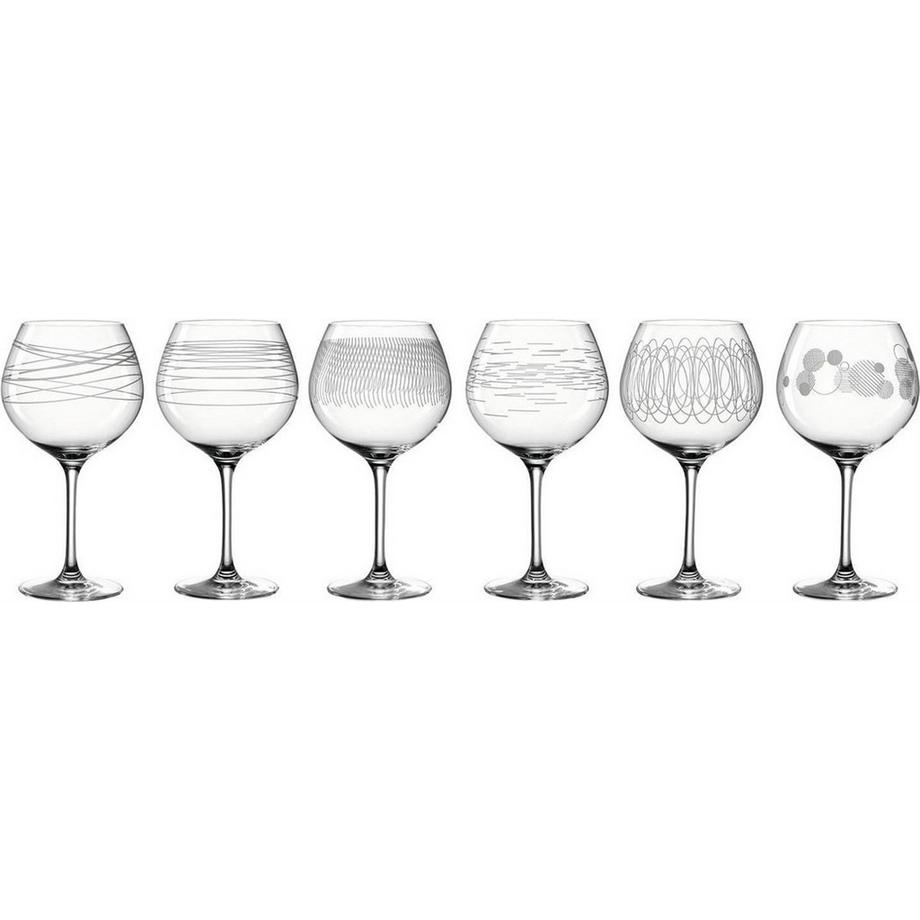 Weinglas Casella 630ml 6tlg 6er Set, D: 8cm, H: 21cm Vol: 630ml