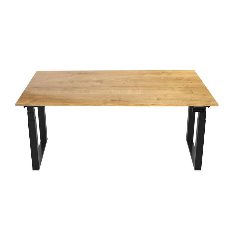 Contini  höhenverstellbarer Bürotisch 1.8x0.8m rechteckig Eiche|Gestell ET223Q 