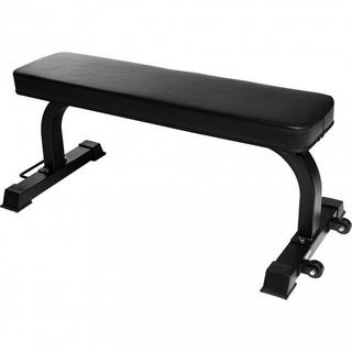 Gorilla Sports  BANC PLAT NOIR A ROULETTES | MUSCULATION 