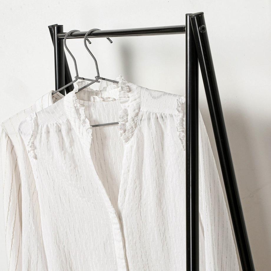 Calicosy Gardorenständer mit 2 Regalen im Industrial-Stil  