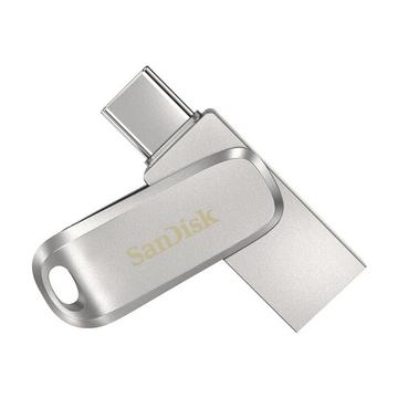 SanDisk Ultra Dual Drive Luxe USB-Stick 256 GB USB Type-A / USB Type-C 3.2 Gen 1 (3.1 Gen 1) Edelstahl