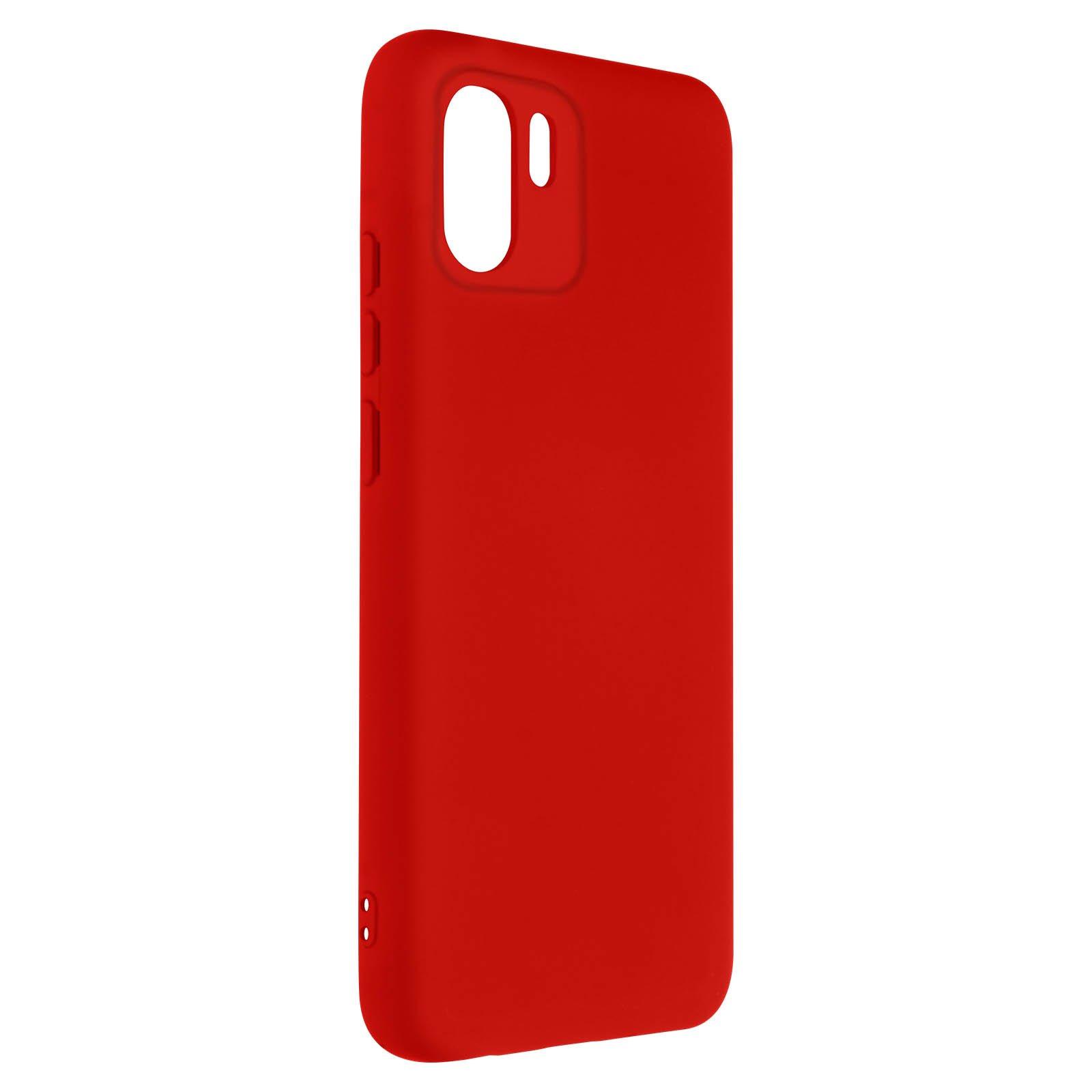 Avizar  Coque Xiaomi Redmi A1 et A2 Doux rouge 