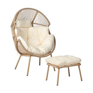 Beliani  Chaise de jardin en Polyrotin Traditionnel MURANO 