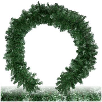 Ghirlanda natalizia  artificiale, con punte bianche