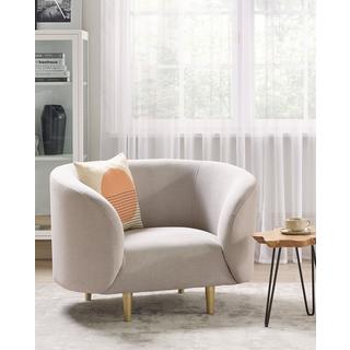 Beliani Fauteuil en Polyester Traditionnel LOEN  