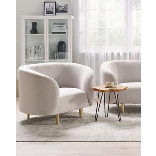 Beliani Fauteuil en Polyester Traditionnel LOEN  