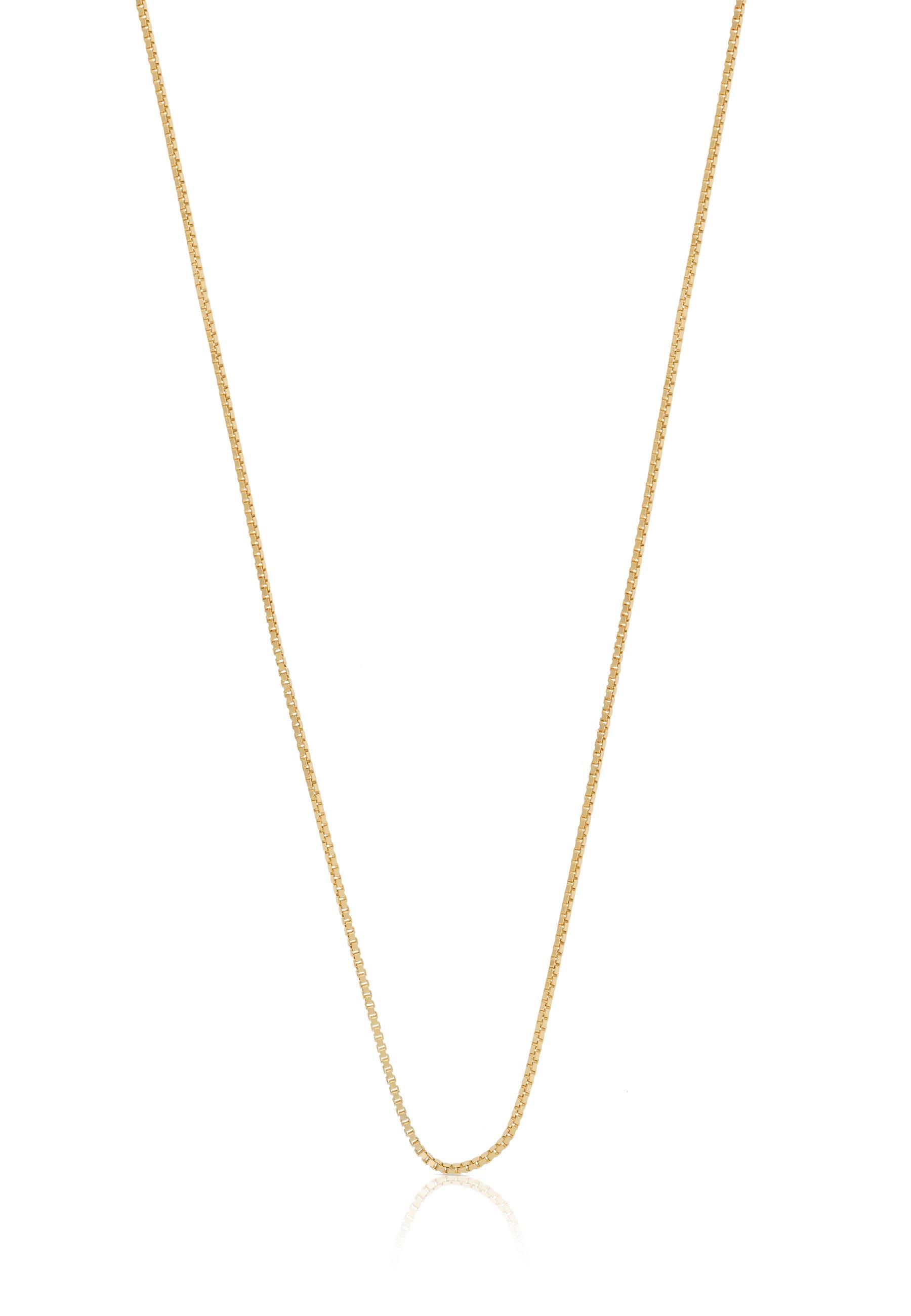 MUAU Schmuck  Collier Venezianer Gelbgold 750, 0.7mm, 42cm 