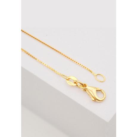 MUAU Schmuck  Collier Venezianer Gelbgold 750, 0.7mm, 42cm 