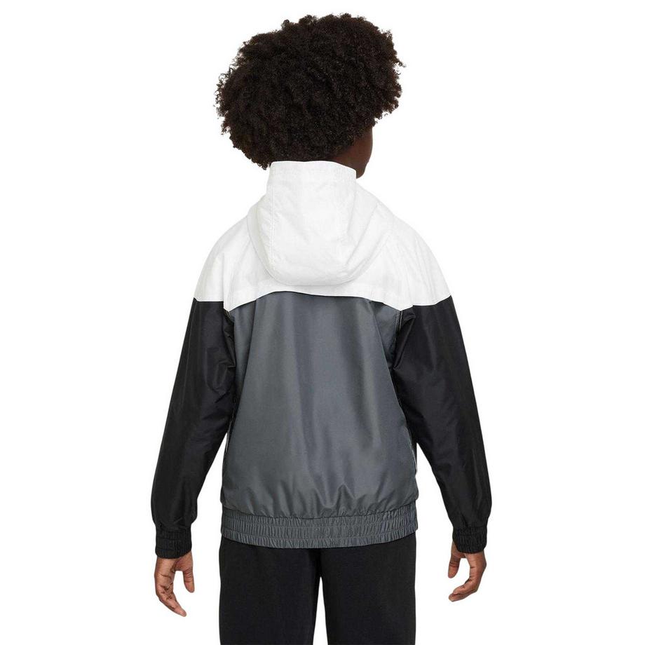 NIKE Giacca Impermeabile con Cappuccio e Logo  