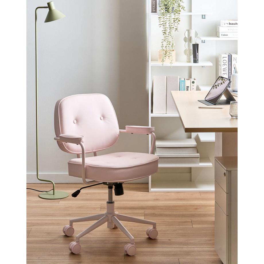 Beliani Chaise de bureau en Cuir PU  PARAMUS  