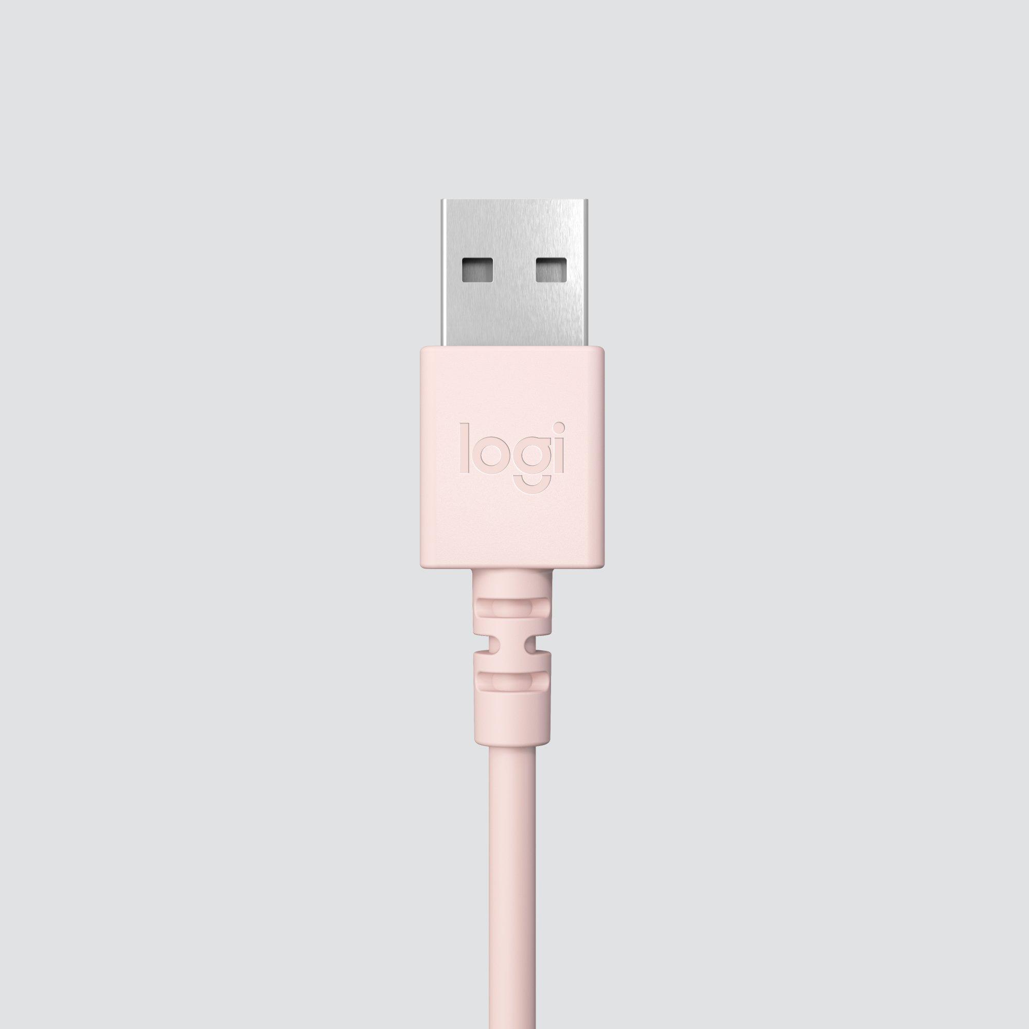 Logitech  Logitech H390 Kopfhörer Kabelgebunden Kopfband BüroCallcenter USB Typ-A Pink 