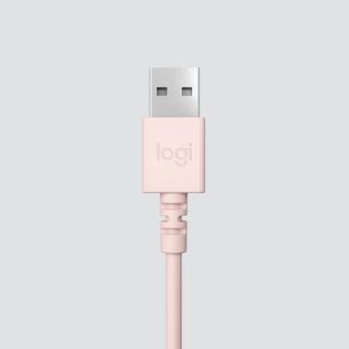 Logitech  Logitech H390 Kopfhörer Kabelgebunden Kopfband BüroCallcenter USB Typ-A Pink 