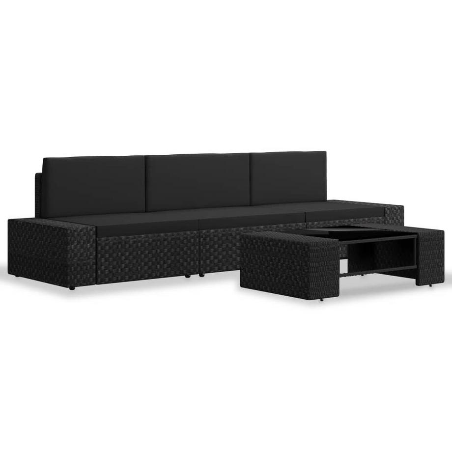 VidaXL Garten-lounge-set poly-rattan  