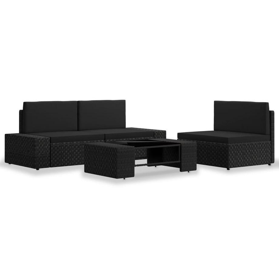 VidaXL Garten-lounge-set poly-rattan  