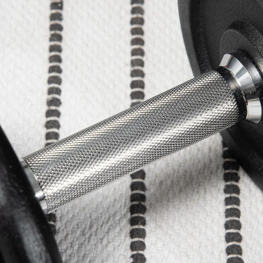 Northio  Set Manubri 2 In 1, Set Manubri Regolabile, 20 Kg, Manubri E Bilanciere Con Tubo Di Collegamento, Antiruggine, Antiscivolo 