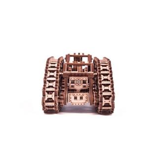 Wood Trick  Char à vapeur - kit de construction en bois 3D 