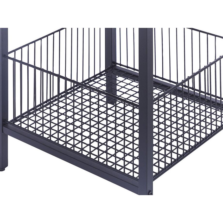 Beliani Table d'appoint en Panneau de particules de bois Industriel KENNER  