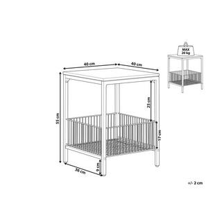 Beliani Table d'appoint en Panneau de particules de bois Industriel KENNER  