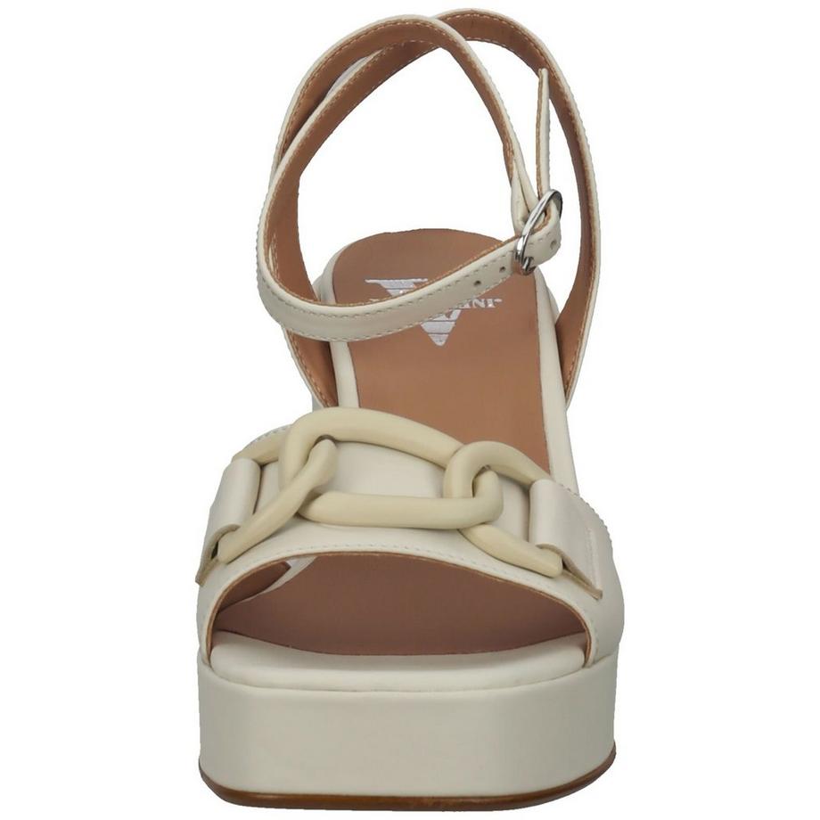 Venturini Milano Plateau Sandalen mit Kettendetail  