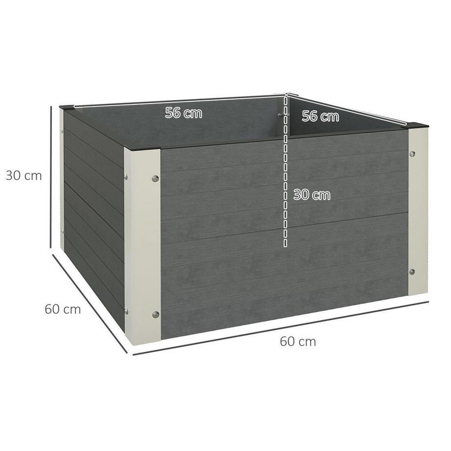 Outsunny Boîte à fleurs  