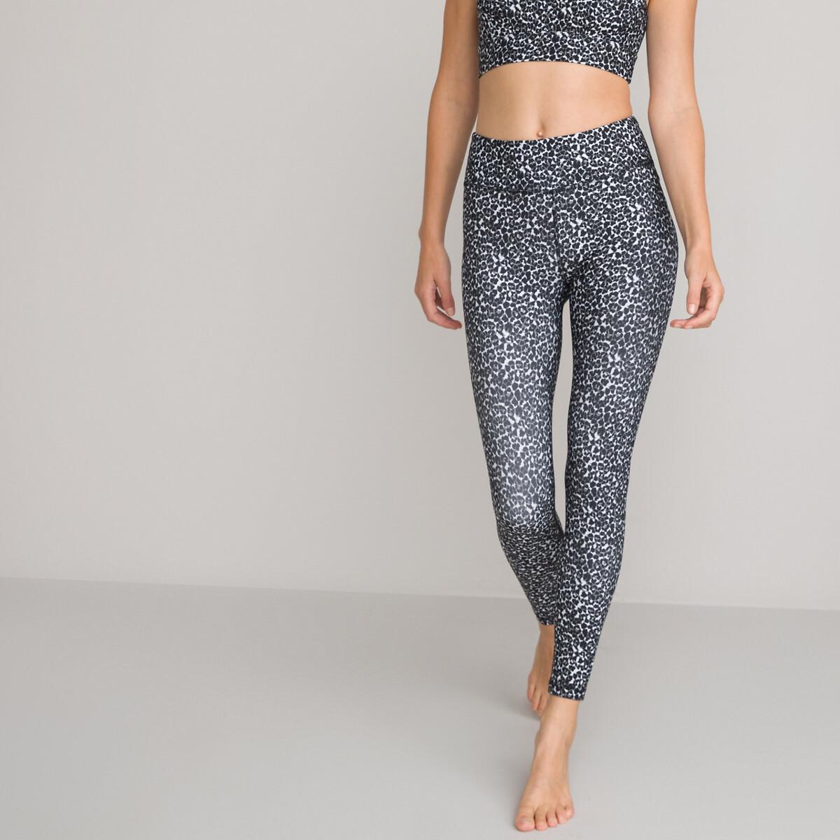 Image of Leggings Damen Weiss Bedruckt XXL