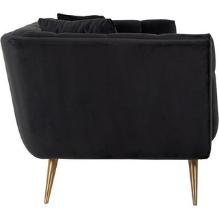 mutoni Sofa Huxley anthrazit gold gebürstet 230  