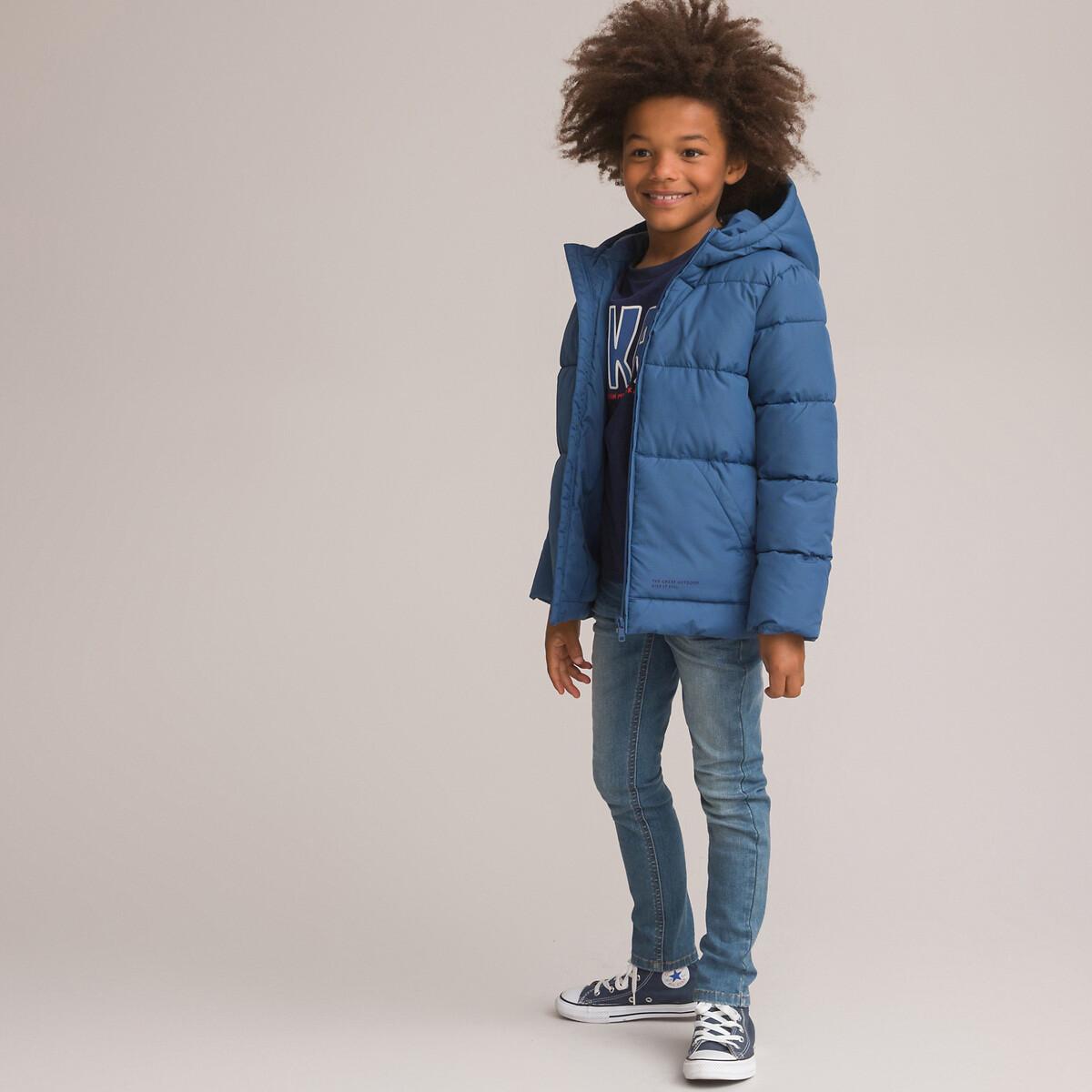 Image of Warme Steppjacke Mit Kapuze Jungen Blau 12A