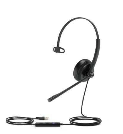 Yealink  Yealink UH34 Lite Casque Avec fil Arceau Bureau/Centre d'appels Noir 