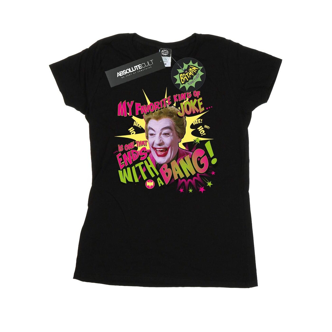 Image of Batman Tv Series Joker Bang Tshirt Damen Schwarz M